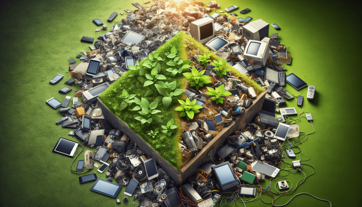 Recycling electronic waste for environmental protection.
